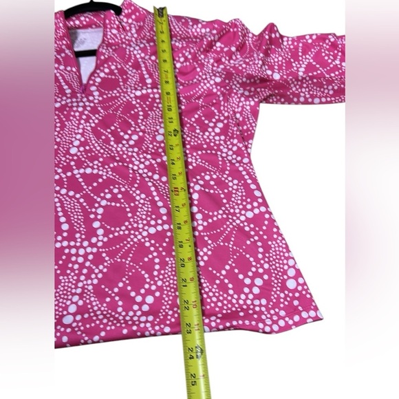 Gottex Women's Pink performance top,3/4 zip,mesh,gorpcore, Athleisure,athletic - Picture 7 of 13